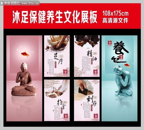 足疗养生挂图