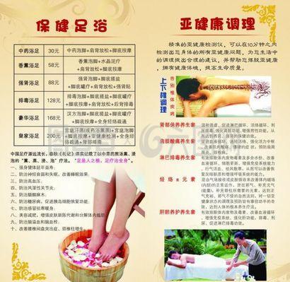美容养生展板图片